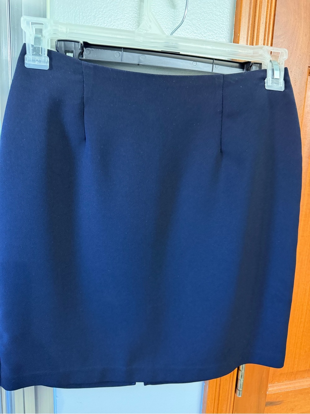Briggs New York Navy Pencil Skirt